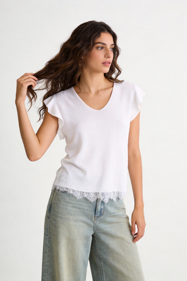 BLUSA ARMONIAS ENCAJE