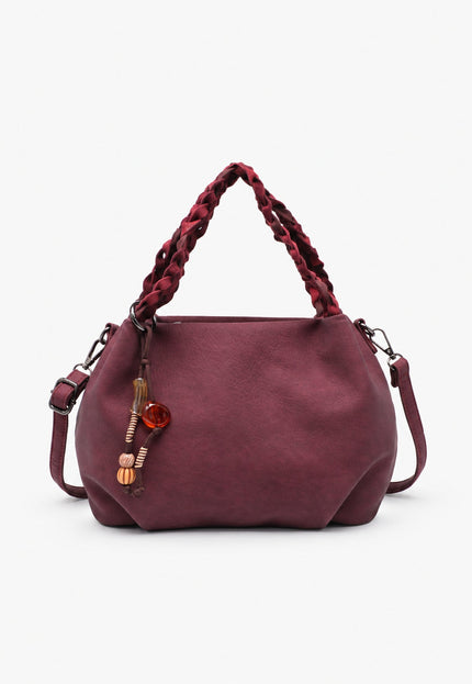 BOLSO DONNA ALESSIA ASA TRENZADA