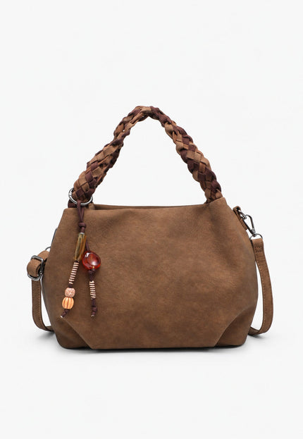 BOLSO DONNA ALESSIA ASA TRENZADA