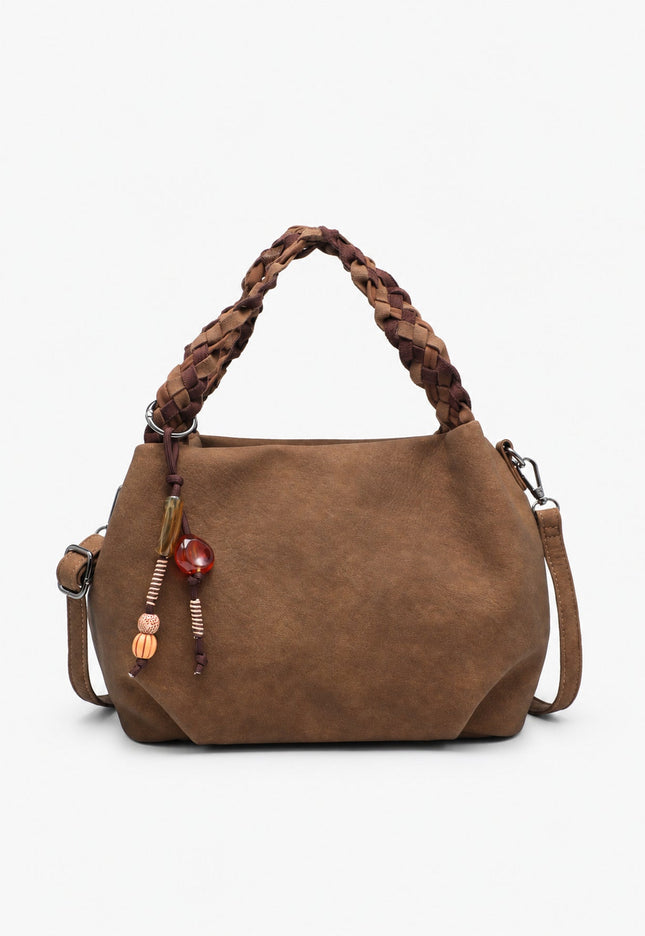 BOLSO DONNA ALESSIA ASA TRENZADA