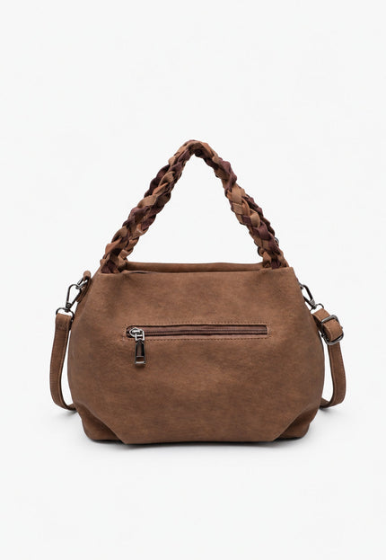 BOLSO DONNA ALESSIA ASA TRENZADA
