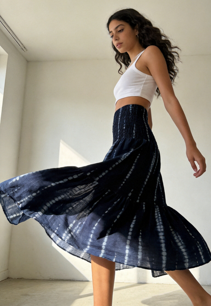 FALDA ARMONIAS TEEN TIE DYE