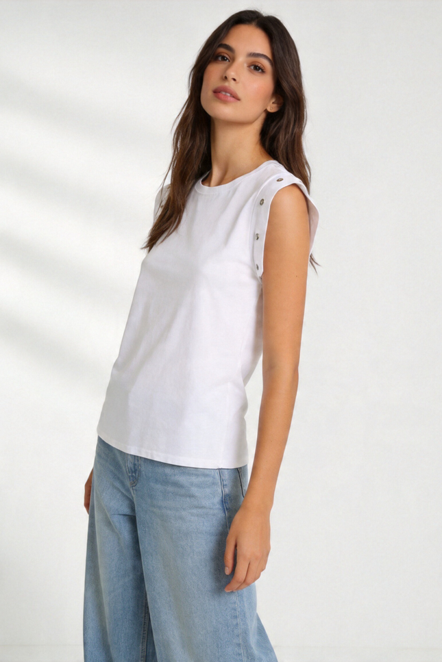 CAMISETA ARMONIAS TEEN TACHUELAS