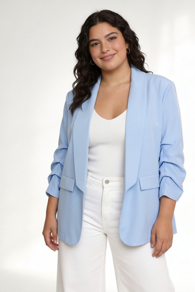 CHAQUETA ARMONIAS CURVE FRUNCE