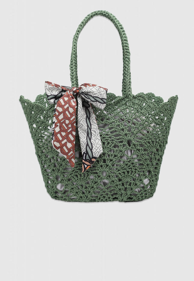 BOLSO CESTA CROCHET IBIZA