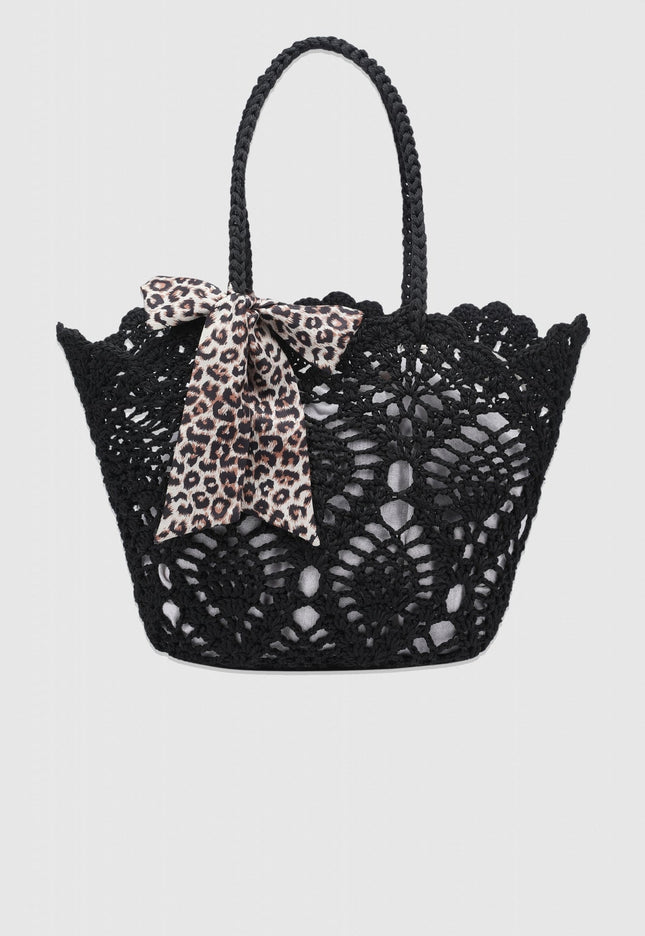 BOLSO CESTA CROCHET IBIZA