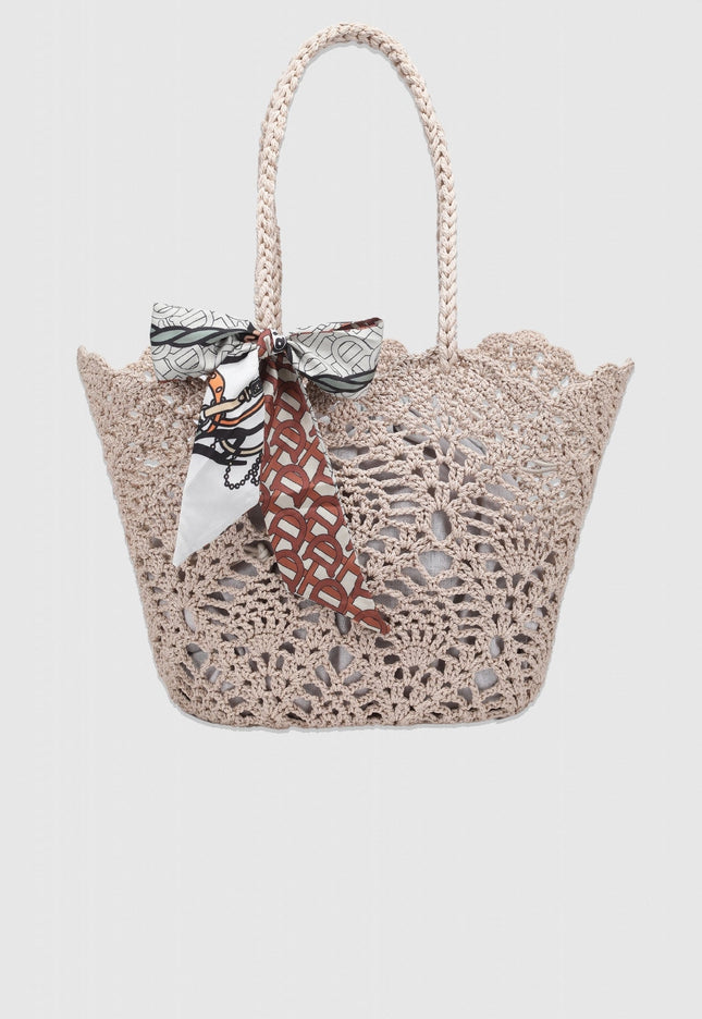 BOLSO CESTA CROCHET IBIZA
