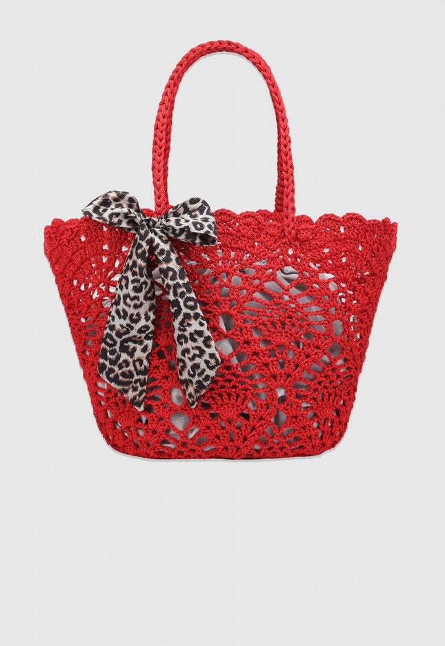 BOLSO CESTA CROCHET IBIZA
