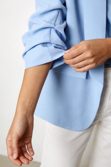 CHAQUETA ARMONIAS CURVE FRUNCE