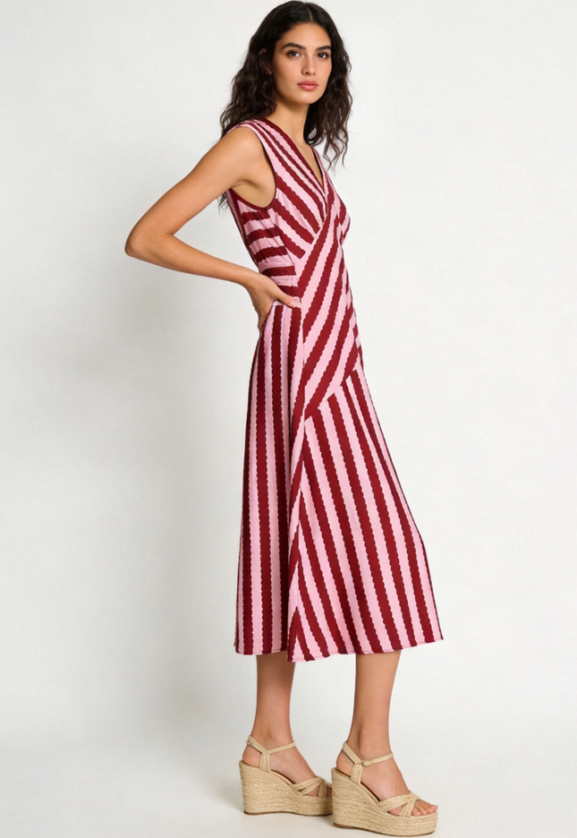 VESTIDO ARMONIAS TEEN RAYAS