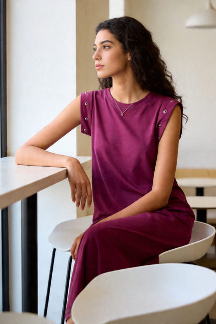 VESTIDO ARMONIAS TEEN TACHUELAS