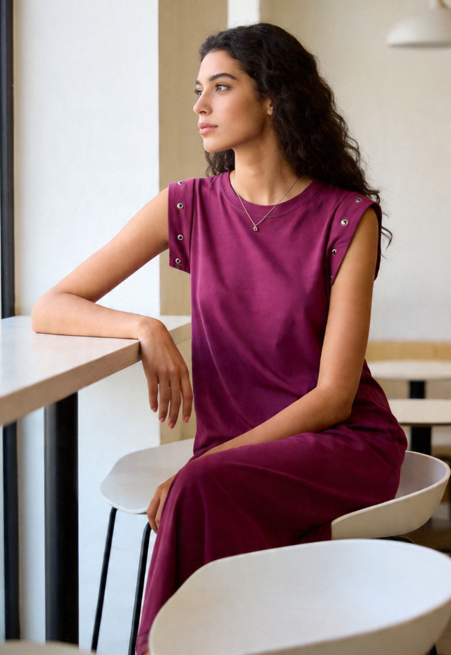 VESTIDO ARMONIAS TEEN TACHUELAS