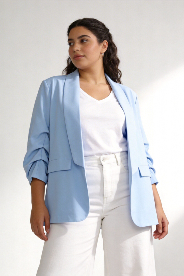 CHAQUETA ARMONIAS CURVE FRUNCE