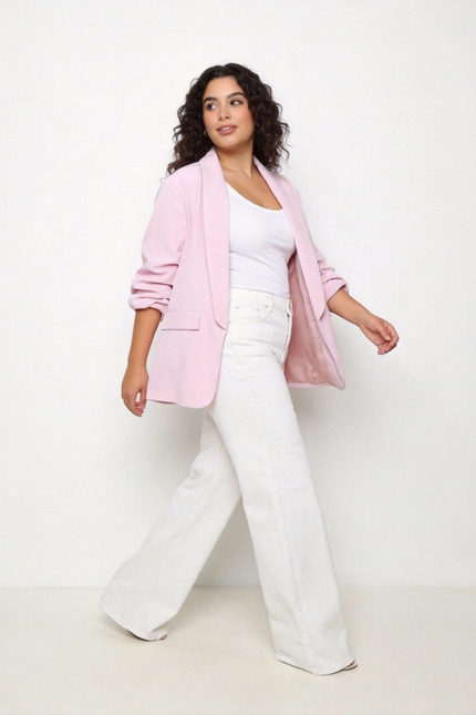 CHAQUETA ARMONIAS CURVE FRUNCE