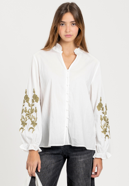 CAMISA ARMONIAS BORDADOS