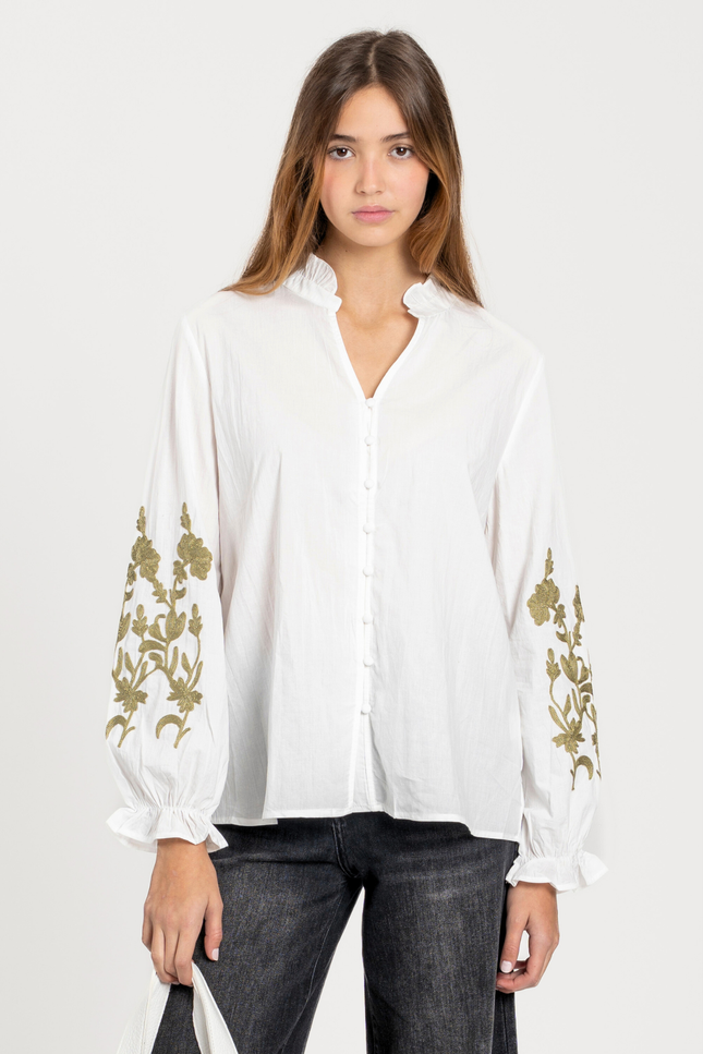 CAMISA ARMONIAS BORDADOS