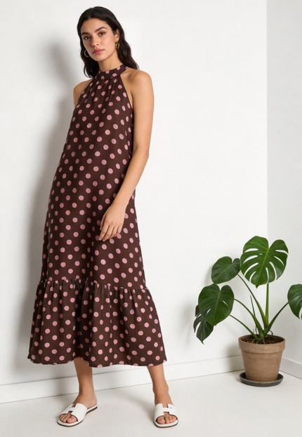 VESTIDO ARMONIAS TEEN LUNARES