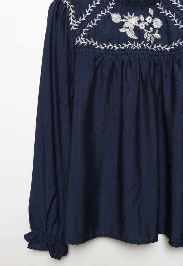 BLUSA ARMONIAS BURDEOS