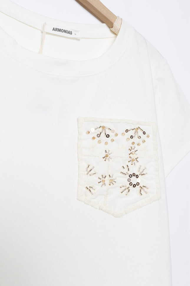 CAMISETA ARMONIAS ABALORIOS