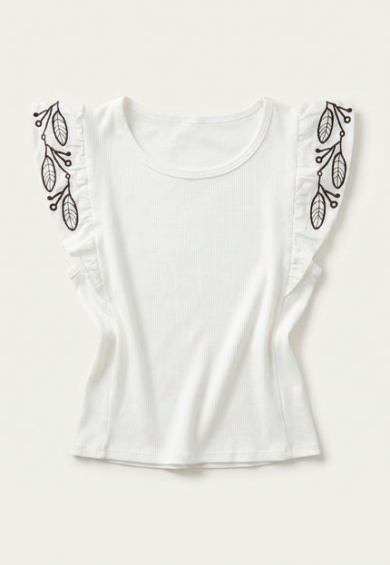 CAMISETA ARMONIAS BORDADOS