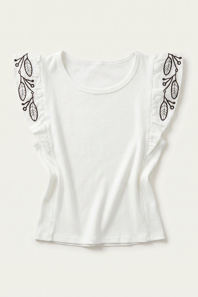 CAMISETA ARMONIAS BORDADOS