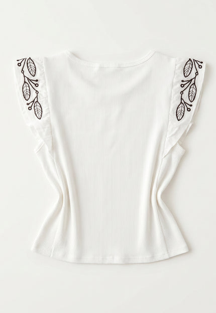 CAMISETA ARMONIAS BORDADOS