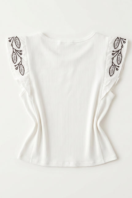 CAMISETA ARMONIAS BORDADOS