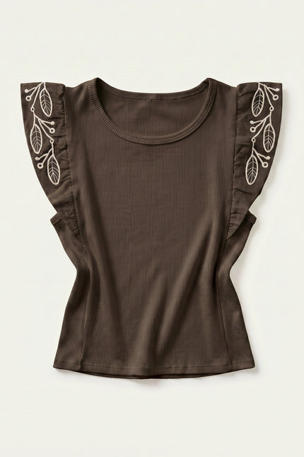 CAMISETA ARMONIAS BORDADOS