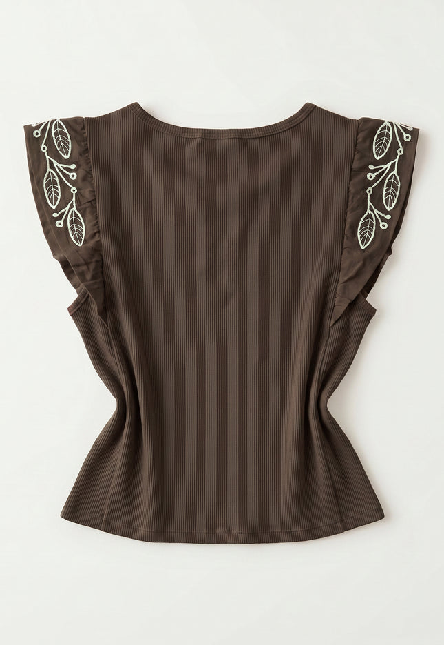 CAMISETA ARMONIAS BORDADOS