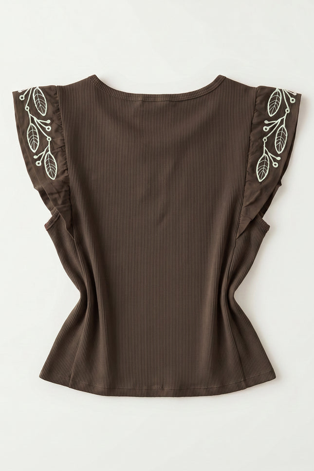CAMISETA ARMONIAS BORDADOS