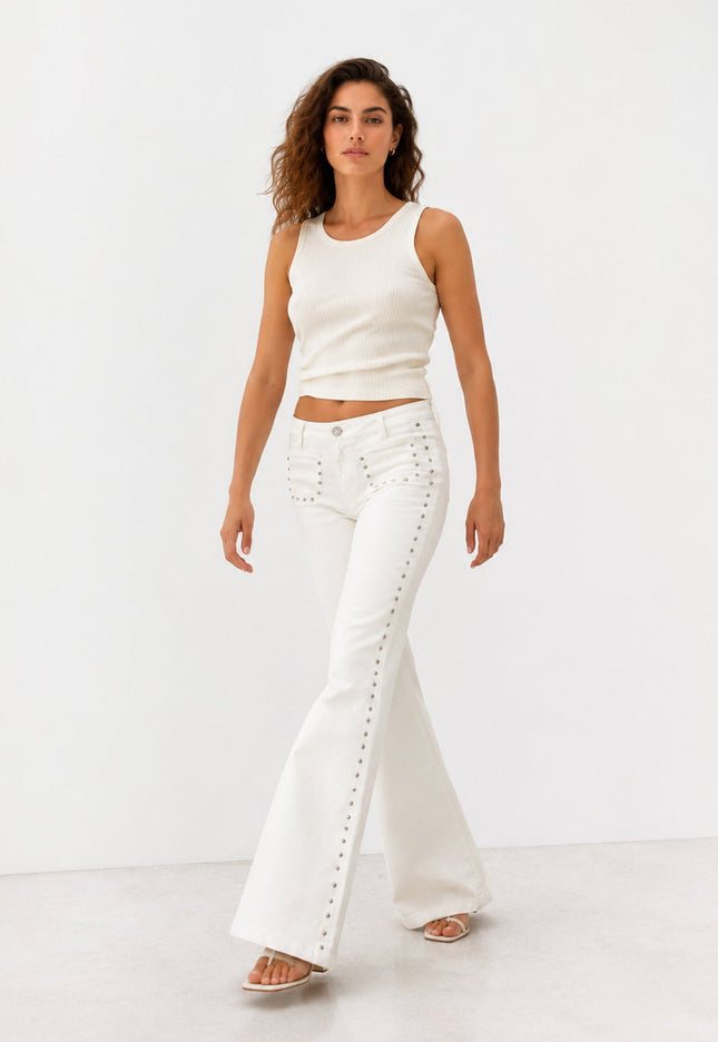 JEANS ARMONIAS TEEN TACHUELAS