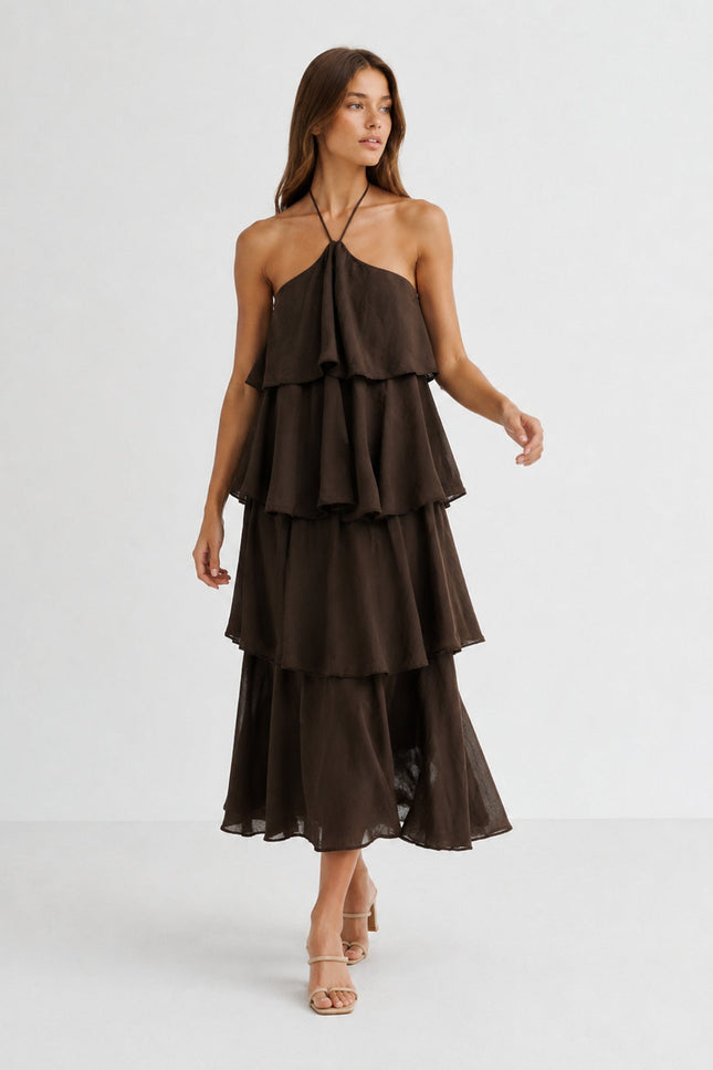 VESTIDO ARMONIAS TEEN VOLANTES