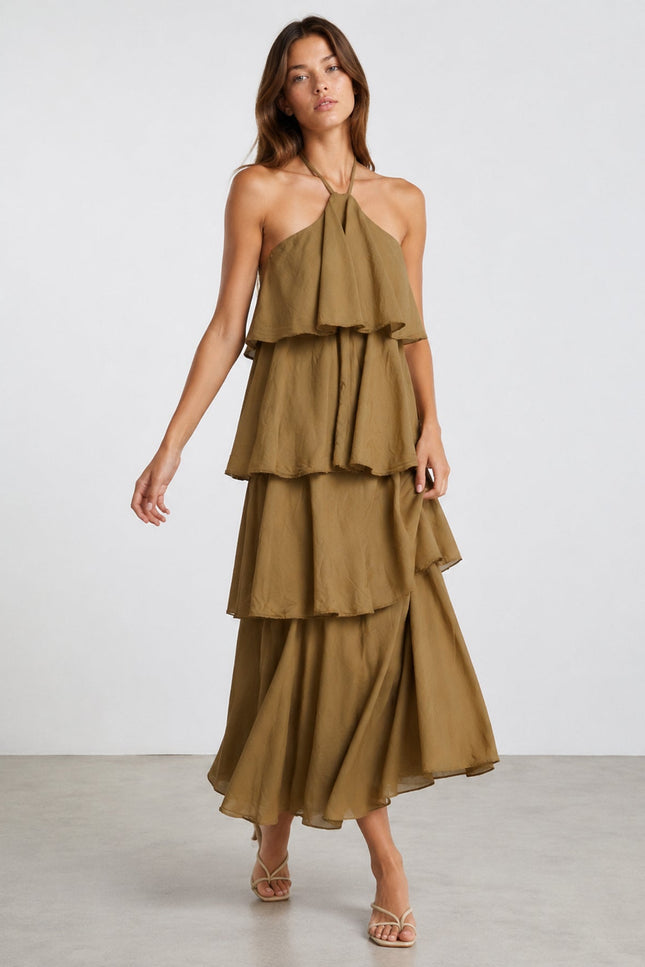VESTIDO ARMONIAS TEEN VOLANTES