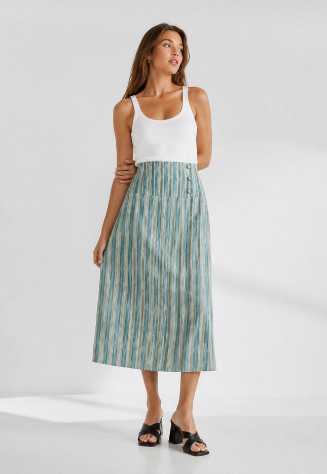 FALDA ARMONIAS TEEN BOTONES