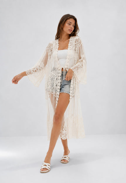 KIMONO ARMONIAS ENCAJE