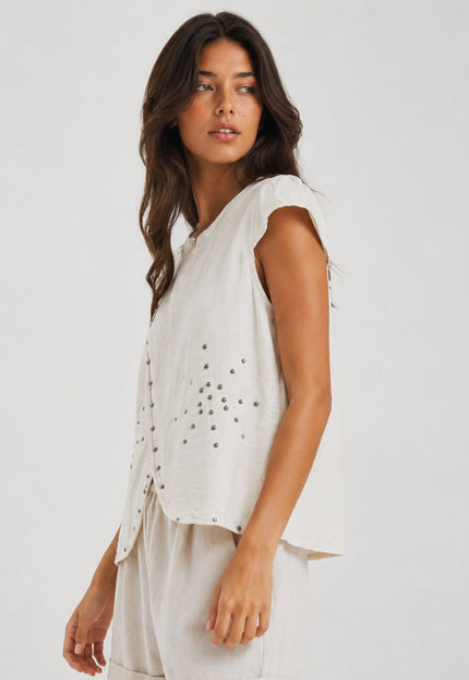 BLUSA ARMONIAS TEEN TACHUELAS