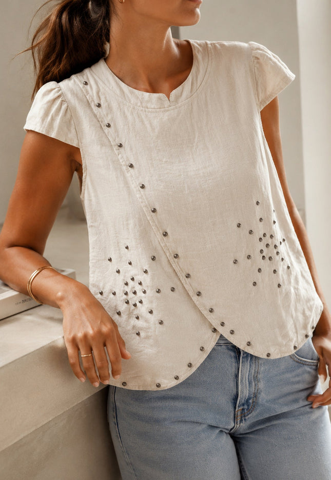 BLUSA ARMONIAS TEEN TACHUELAS