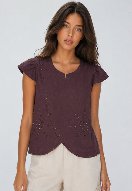 BLUSA ARMONIAS TEEN TACHUELAS