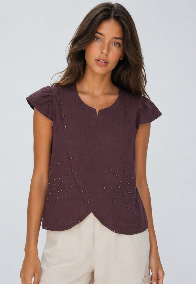 BLUSA ARMONIAS TEEN TACHUELAS