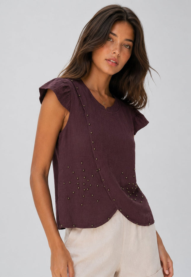 BLUSA ARMONIAS TEEN TACHUELAS