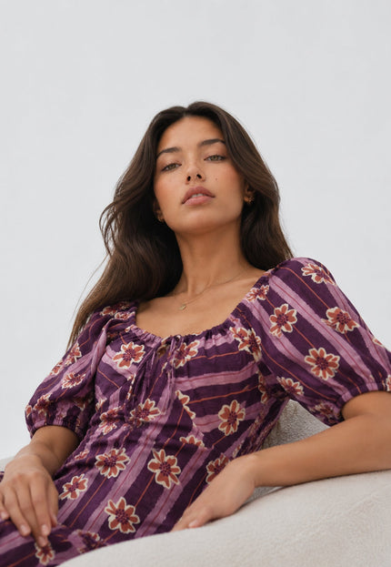 VESTIDO ARMONIAS TEEN ESTAMPADO