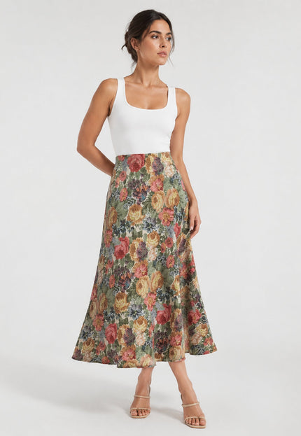 FALDA ARMONIAS FLORES