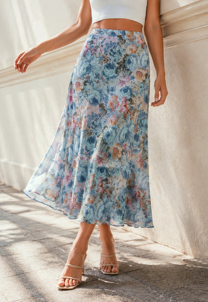 FALDA ARMONIAS FLORES