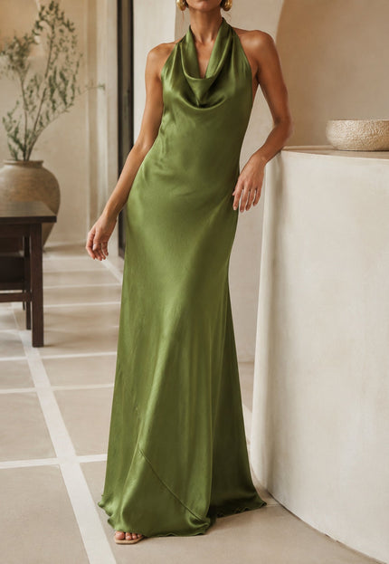 VESTIDO ARMONIAS SATINADO