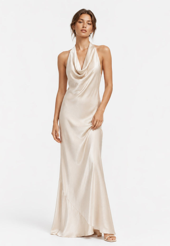 VESTIDO ARMONIAS SATINADO