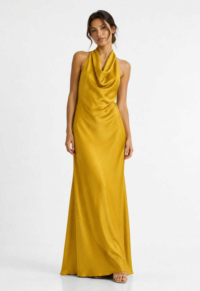 VESTIDO ARMONIAS SATINADO