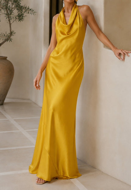 VESTIDO ARMONIAS SATINADO