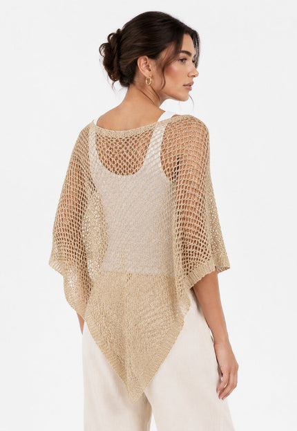 PONCHO ARMONIAS CALADO BRILLO