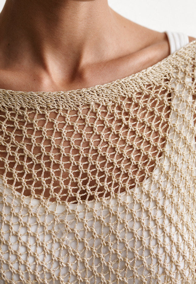 PONCHO ARMONIAS CALADO BRILLO