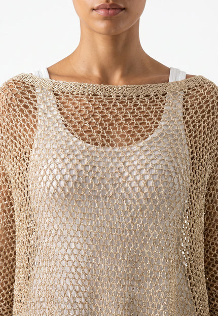 PONCHO ARMONIAS CALADO BRILLO